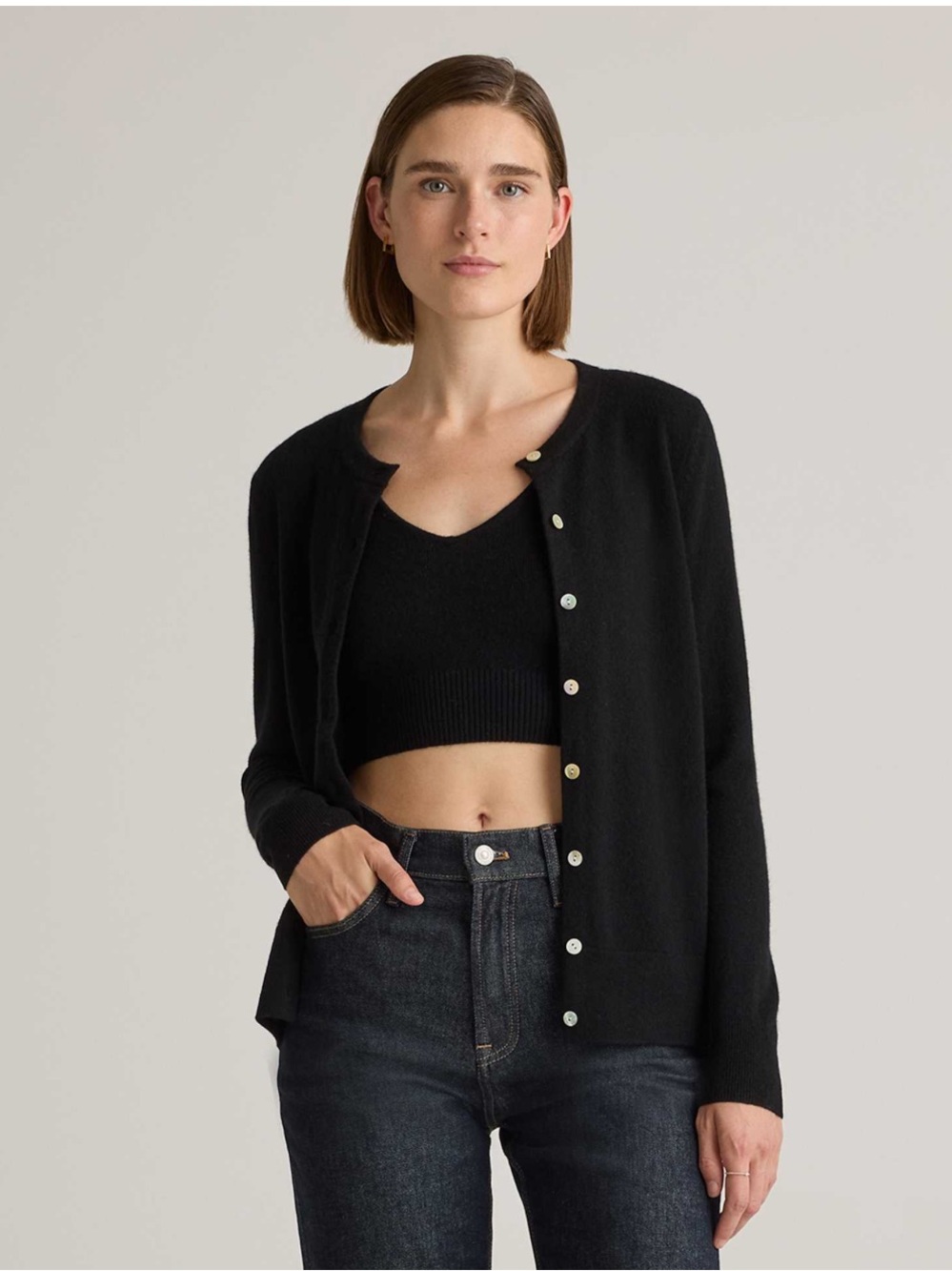 Quince Mongolian cashmere cardigan